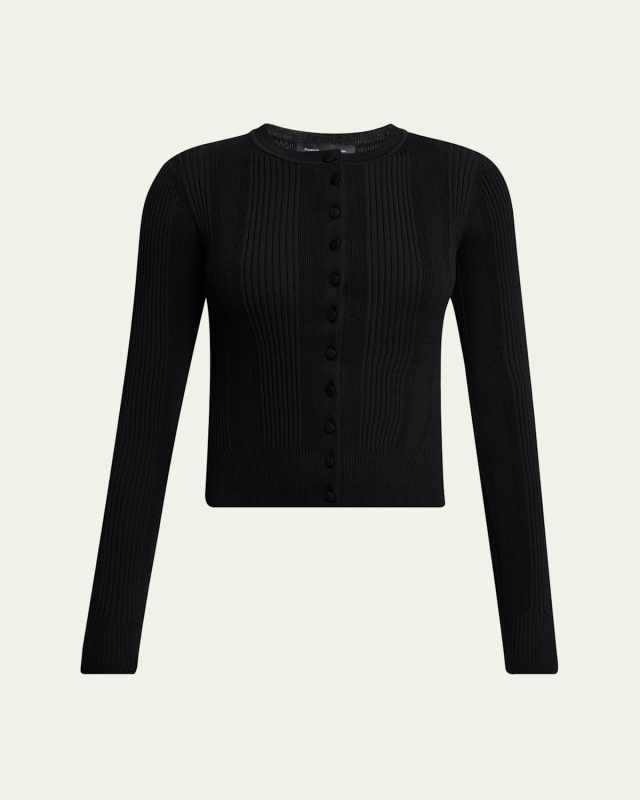 Currin Column Rib Button Down Top